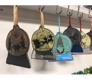 Stickdatei ITH - Schneekugel Vol. 1